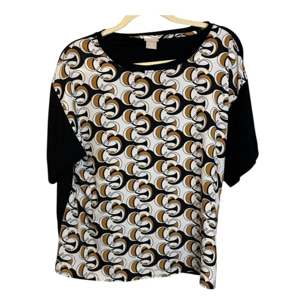 Chico's Blouse Women's Size Large Abstract Chicos 2
